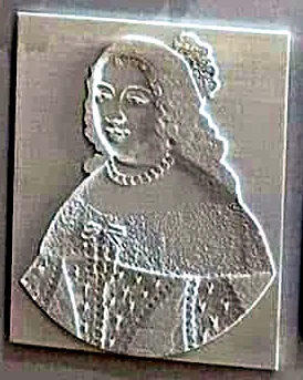 Lithophanie imprimée en 3D d’après Henri Beaubrun, Anne d’Autriche